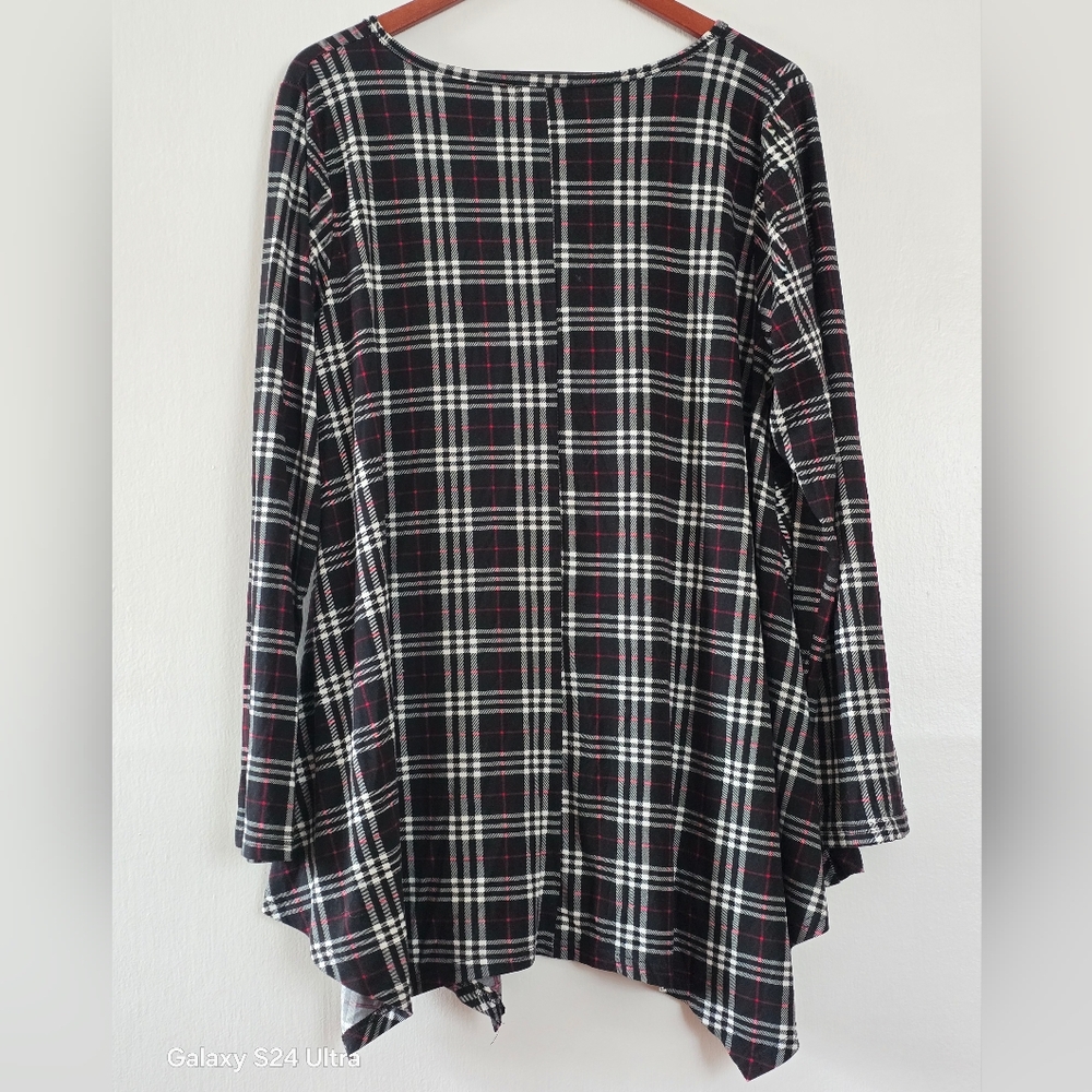 Women's 3/4 Sleeve Shirt Tunic Top Loose Fit size 2X - Picture 7 of 8